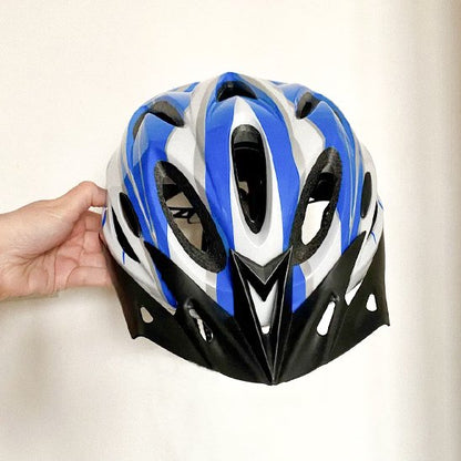 Casque bleu blanc noir