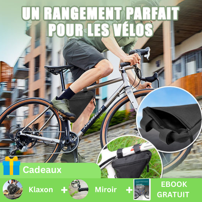 sacoche vélo triangulaire rangement parfait