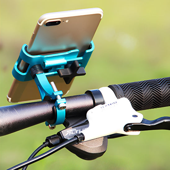 support telephone velo ajustement facile