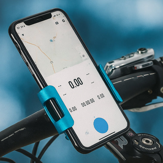 support telephone velo guidon installe